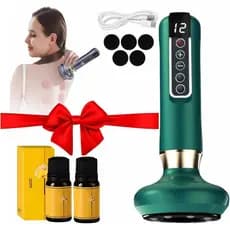 cc&dd Massageador Anticelulite Sem Fio Premium para Uso Externo, Recarregável, 12 Níveis de Intensidade, Massagem Corpor