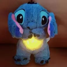 Plush stitch Que Respire E Ajuda Com A Dormir-(Ponto Luzes Sons Relaxantes) P9XS