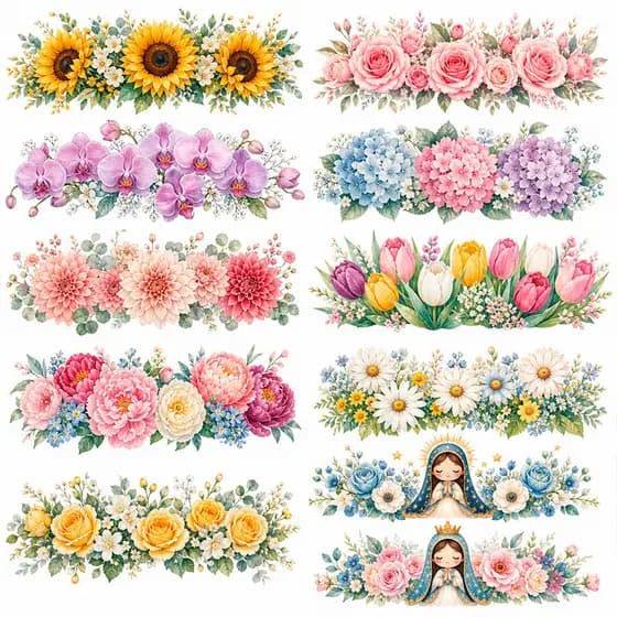 DTF FLORAL TRANSFER TERMOCOLANTE IMAGEM TÊXTIL FLORES DECALQUE TECIDOS APLIQUE ADESIVO PERMANENTE ADESIVO PERMANENTE