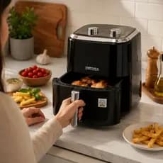 Air Fryer 5 Litros com Visor Frontal Fritadeira Elétrica Sem Óleo Startools