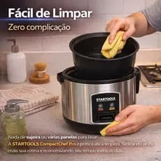 Panela de Arroz Elétrica 1 Litro 127V Compacta Antiaderente Cozinha Fácil