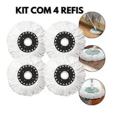 Refil para Mop Giratório 13L, 16CM Microfibra Reposição para Balde Centrífuga