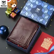 | carteira masculina grande | carteira masculina original 【carteira masculina couro】 Carteira de couro genuíno masculina