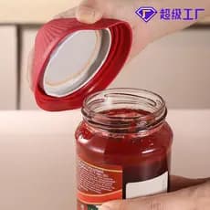 Abridor de latas de borracha para cozinha, disponível em estoque, abridor de latas de bebidas para uso doméstico, antide