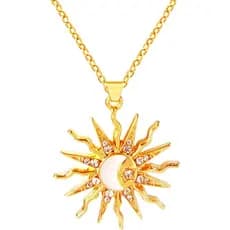 Colar requintado banhado a ouro 14K, adequado para mulheres e meninas - elegante corrente ajustável tipo choker.