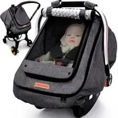 Capa Impermeável para Carrinho de Bebê, Capa de Inverno para Cadeira de Carro para Proteger o Bebê do Vento Frio, Capa d