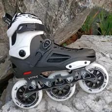 Patins de três rodas grandes para adultos, patins em linha profissionais, patins em linha para homens e mulheres, patins