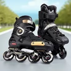 Autênticos patins profissionais para adultos, patins em linha para homens e mulheres, patins freestyle, patins planos pa