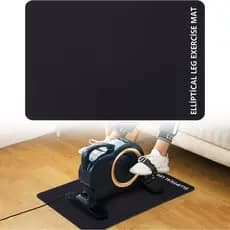 Tapete Antiderrapante para Exercícios sob a Mesa, Tapete para Máquina de Exercício de Pernas Elíptica, Tapete Elíptico p