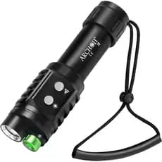 Lanterna de Mergulho ARCHON J2, Luz de Mergulho 2 em 1 com Foco Branco de 1200 Lúmens, Feixe Verde de 1500 Metros, Resis