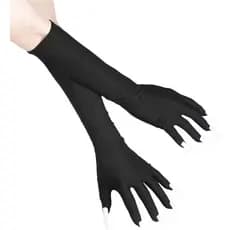 Luvas de Pata Roicaholy - Luvas de Garras para Fantasia de Halloween, Acessórios de Cosplay de Gato Preto e Jaguar, Um P