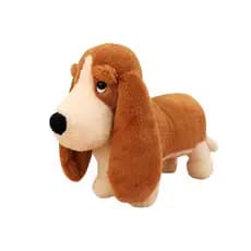 Super Macio Toque Bonito Simulado Dachshund Boneca De Pelúcia Recheado Brinquedo Crianças Reconfortante Presente De Aniv