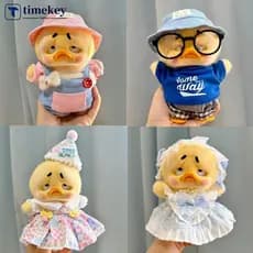 TIMEKEY [Somente Roupas] Para Anoying Pato Chateado Série De Pelúcia Acessórios De Bebê Pequeno Amarelo Boneca E1F4