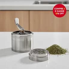 Moedor de cravo e pimenta, adequado para especiarias duras e sal grosso.