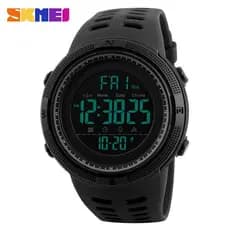 SKMEI 1251 Relógio Despertador Cronógrafo Digital Masculino Resistente à Água