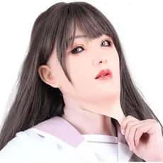 Máscara Feminina de Silicone com Maquiagem, Máscara Realista de Cabeça Inteira para Crossdresser, Cosplay e Halloween