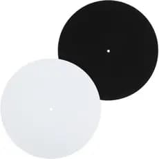 Tapete para Toca-Discos, 2 Peças de Slipmat para Toca-Discos, Tapete Protetor de Feltro de 12 Polegadas, Almofada Antide