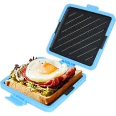 Microwave Toastie Sandwich Maker,Micro Munchy Microwave Toastie Maker, Versatile Small Toaster, Easy to Clean and Store,