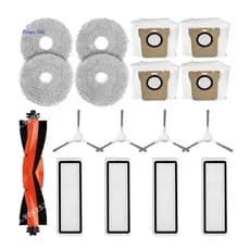 Para Xiaomi Robô Vácuo X20 +/X20 Plus Peças De Reposição Escova Lateral Principal Filtro Hepa Mop Pano Sacos Poeira Aces
