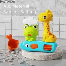 DALTONOW Sapo Roaming Chuveiro Brinquedos , Ventosa Universal Ao Ar Livre Roda De Água Brinquedo , ABS Oceano Banho