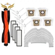 1Set Acessórios De Substituição Adaptado Para Xiaomi X10/B102GL Aspirador De Robô Escova Lateral Principal Panos De Esfr