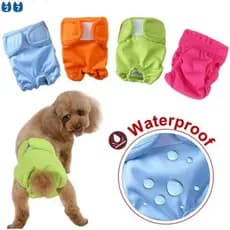 『 27Pets 』 Female Calças Fisiológicas Para Cachorros Fraldas Cães De Menina Meidium