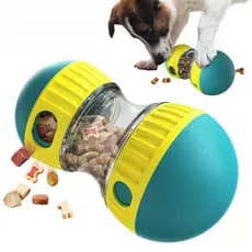 Brinquedo educacional para comida lenta para cães, bola de alimentação giratória para vazamento lento de alimentos, alim