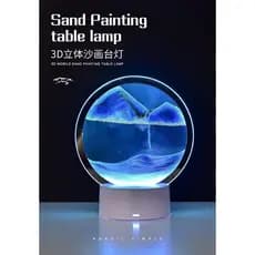 Criativo Glitter pintura ornamentos ampulheta Desktop sala de estar decorações para casa 3d três-Dimens