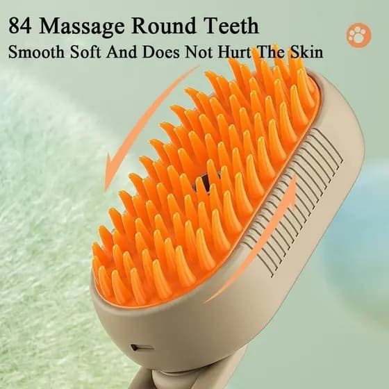 Massageador para Pets Escova de Banho Silicone Suave Anti-Estresse Pente de massagem para pets
