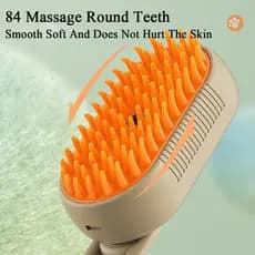 Massageador para Pets Escova de Banho Silicone Suave Anti-Estresse Pente de massagem para pets
