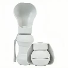 Bebedouro Portatil Silicone Automotivo Cachorro Gatos Hidratação Compacto Viagem