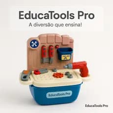 Maleta Infantil Ferramentas Brinquedo Educativo 24 Peças