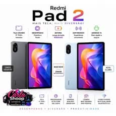 Redmi Pad 2 8GB RAM + 256GB | Tela 11" FHD+ | Bateria 9000mAh | Original