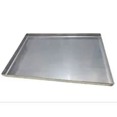 Assadeira Lisa Pão doce Reta 60X40X3 resistente alumínio 1mm