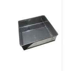 Forma Quadrada fixa 20 X 7 pra bolo gelado torta doce pudim em alumínio