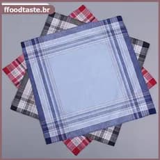FFOOD Lenço De Algodão 40x40CM Bandana Toalha De Rosto Multiuso Para Homens Adultos Quadrados