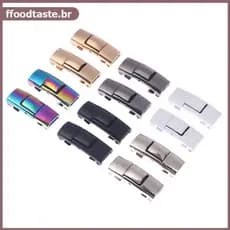 FFOOD 2 Peças De Tênis Com Fivela De Cadarço Preguiçoso Sem Trava De Gravata Cadarços Elásticos De Tecido Reticulado