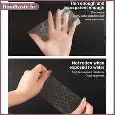 Papel Permanente FFOOD Salon , 400 Folhas , Resistente Ao Calor Para Modeladores Elétricos BR
