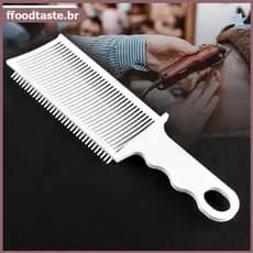 Pente De Corte De Cabelo FFOOD , Cortador De Barbeiro Ferramenta De Estilo De Desbotamento Superior Plano BR