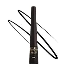 Delineador Líquido Matte Milani Stay Put - Preto, À Prova D'Água, Duração de 17 Horas, Livre de Crueldade, Vegano, À Pro