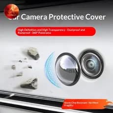Protetor Universal De Lente De Câmera De Carro Aredhoot 2 Peças Capa Durável Anti Arranhões Para Câmeras De Estacionamen