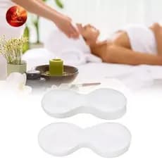 Aredhoot 100/200 Pçs Máscara De Olho Descartável Papel Algodão Natural Remendos De Cuidados Com Os Olhos Para Mulheres S