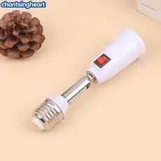 CHANT E27 Para E27 LED Suporte Da Lâmpada Com Interruptor Adaptador De Extensão Flexível Soet Estender Conversor Base Pa