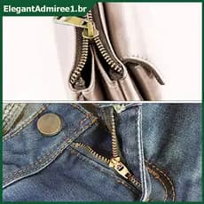 ELEGA Conjunto De 20 Peças De Cabeças De Zíper De Metal Premium Duráveis E Suaves Para Reparo De Bagagem De Roupas DIY