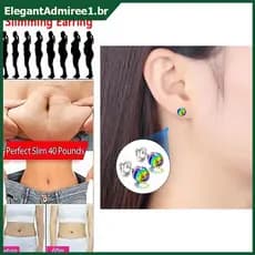 Brincos De Emagrecimento ELEGA 6/8 Mm Coloridos Para Orelha De Saúde Presente Meninas