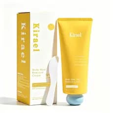 Creme Depilatório 3 em 1 de Papaia para Mulheres e Homens, Creme Depilatório Suave com Cuidado Hidratante para a Área do