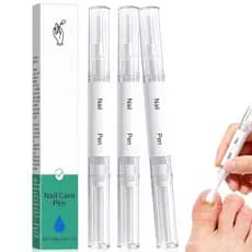 3 Canetas para Cuidado das Unhas, Caneta Hidratante e Fortificante para Unhas, Condicionador Diário para Unhas de Fácil
