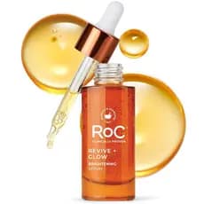 RoC Multi Correxion Revive + Glow Sérum Facial com 10% de Vitamina C Ativa, Tratamento Diário Antienvelhecimento para Ru