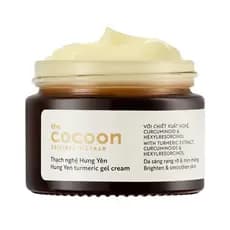 Creme em Gel de Cúrcuma Cocoon Hung Yen com Niacinamida + Cúrcuma para Melhorar Visivelmente a Aparência de Manchas Escu