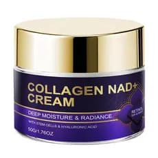 Creme NAD com Colágeno e Retinol, Hidratante Facial Anti-Idade, Ácido Hialurônico, Creme de Dia e Noite, Para Rugas, Fir